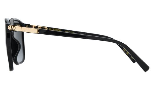 Lunettes de soleil Valentino Femme Noir Aviateur Vg0025S Gauche