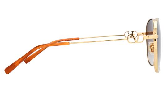 Lunettes de soleil Valentino Femme Or Carré Vg0028S Droite