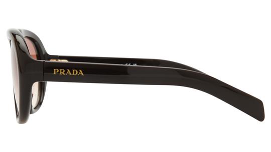 Lunettes de soleil Prada Femme Marron Aviateur Prc05S Gauche