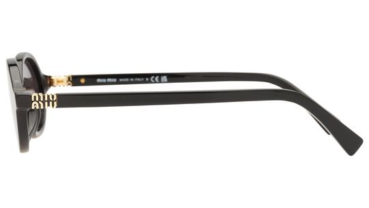 Lunettes de soleil Miu Miu Femme Noir Ovale Mu Gauche