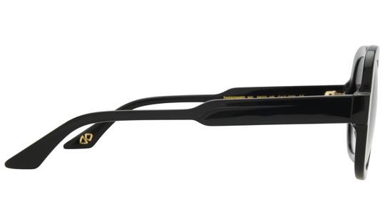 Lunettes de soleil Signature Krys Femme Vert Ronde Passionnee Droite