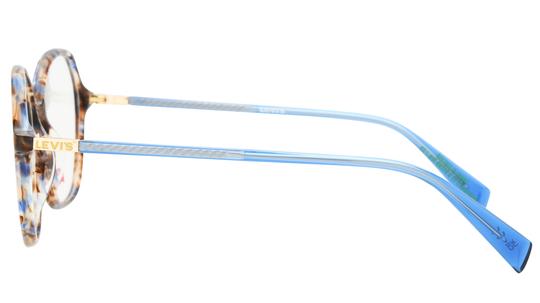Lunettes de vue Levi's Femme Bleu Ronde lv1106 Gauche