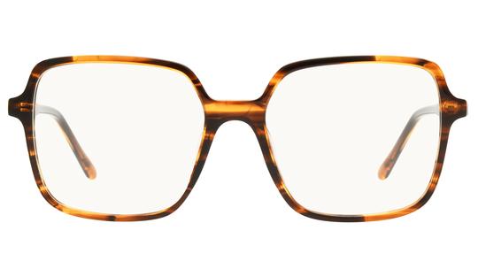 Lunettes de vue Signature Krys Femme Marron Carré Ml2501 Face