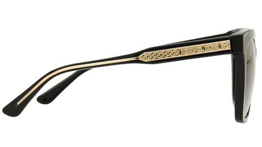 Lunettes de soleil Michael Kors Femme Noir Carré Mk2163 Droite