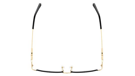 Lunettes de soleil Zadig & Voltaire Femme Or Ovale SZV465S Dessus