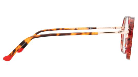 Lunettes de vue Signature Krys Femme Rouge Tonneau Kis2608 Droite