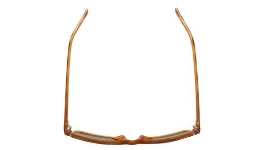 Lunettes de soleil Alternance Femme Écaille Rectangle Alt25215 Dessus