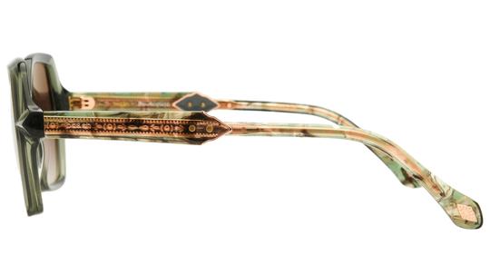 Lunettes de soleil ba&sh Femme Transparent Rectangle LIZBET Gauche