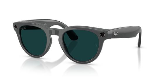 Lunettes de soleil Ray-Ban Meta Mixte Noir Pantos Rw4013 Dessus
