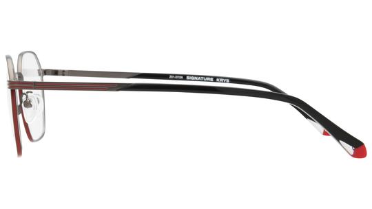 Lunettes de vue Signature Krys Homme Noir Carré Moj2609 Gauche
