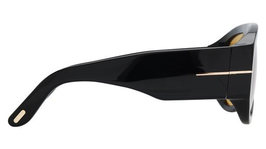 Lunettes de soleil Tom Ford Homme Noir Aviateur Ft1044 Droite