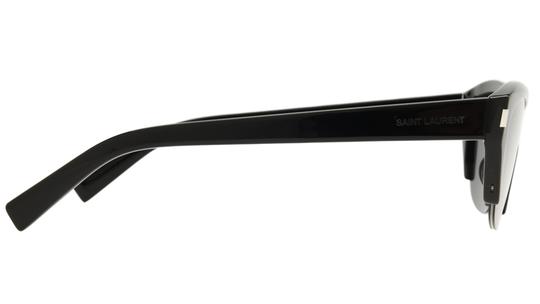Lunettes de soleil Saint Laurent Femme Noir Rectangle Sl704 Droite