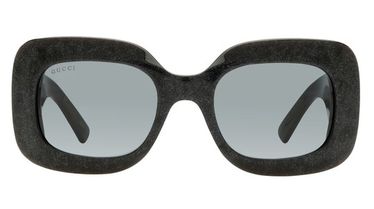 Lunettes de soleil Gucci Femme Noir Rectangle Gg1695S Face