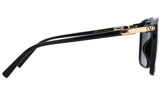 Lunettes de soleil Valentino Femme Noir Aviateur Vg0025S Droite