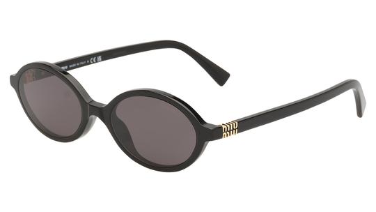 Lunettes de soleil Miu Miu Femme Noir Ovale Mu Trois-Quart