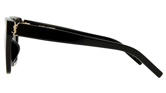 Lunettes de soleil Saint Laurent Mixte Noir Papillon SL Gauche