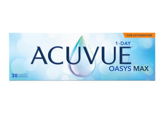 Lentilles de contact 1 Day Acuvue Oasys Max For Astigmatism Boîte de 30