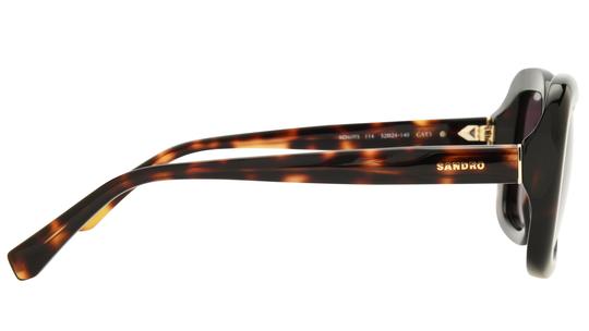 Lunettes de soleil Sandro Femme Écaille Carré SD6095 Droite