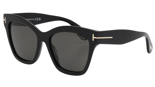 Lunettes de soleil Tom Ford Femme Noir Papillon Ft1217 Trois-Quart