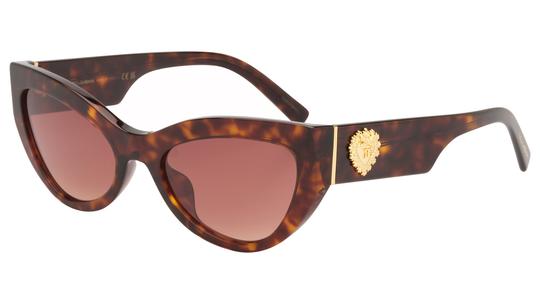 Lunettes de soleil Dolce&Gabbana Femme Écaille Papillon dg4536 Trois-Quart