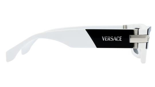 Lunettes de soleil Versace Homme Noir Rectangle Ve4465 Droite