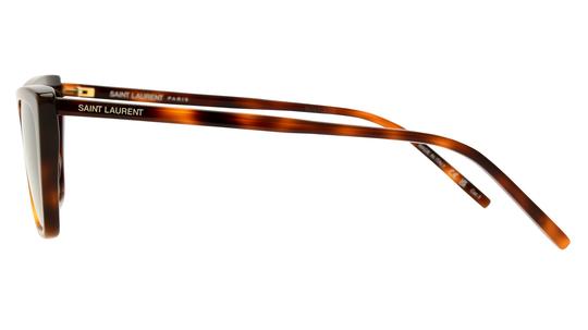 Lunettes de soleil Saint Laurent Mixte Écaille Rectangle SL Gauche