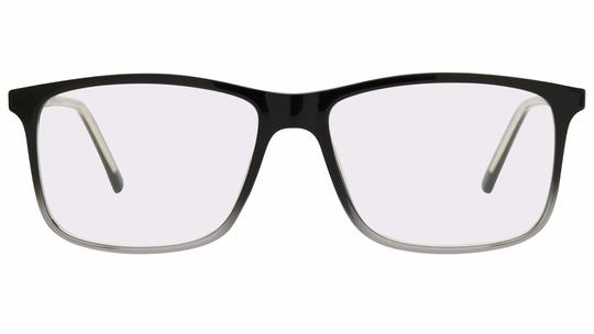 Lunettes de vue Krys Origine Homme Noir Rectangle Ess2603 Face