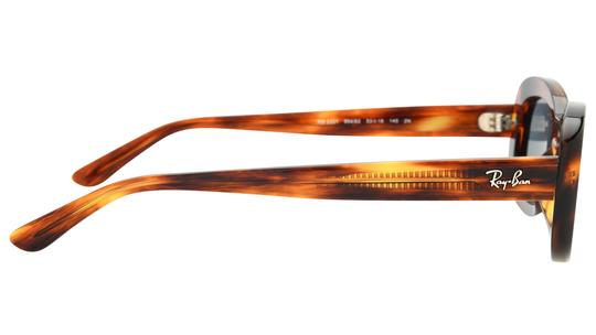 Lunettes de soleil Ray-Ban Femme Marron Ovale RB2221 Droite