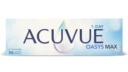 Lentilles de contact 1 Day Acuvue Oasys Max Boîte de 30
