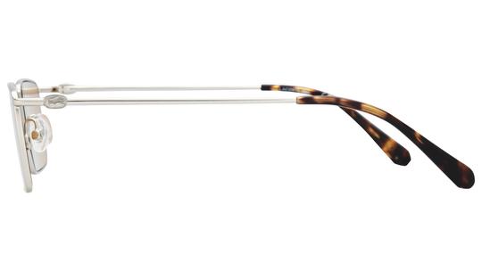 Lunettes de soleil Lacoste Homme Argent Rectangle L279S Gauche