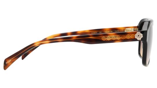 Lunettes de soleil Maje Femme Noir Aviateur MJ5075 Droite