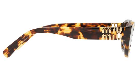 Lunettes de soleil Miu Miu Femme Écaille Papillon Mu Droite