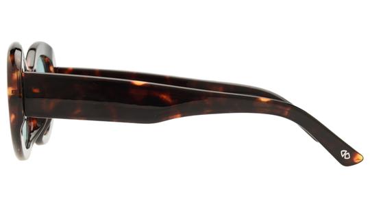 Lunettes de soleil Signature Krys Femme Écaille Ovale Skj2502-B Gauche
