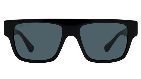 Lunettes de soleil Gucci Homme Noir Rectangle GG1960S Face