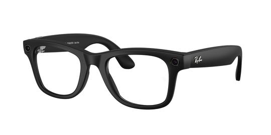 Lunettes de soleil Ray-Ban Meta Mixte Noir Carré Rw4012 Gauche