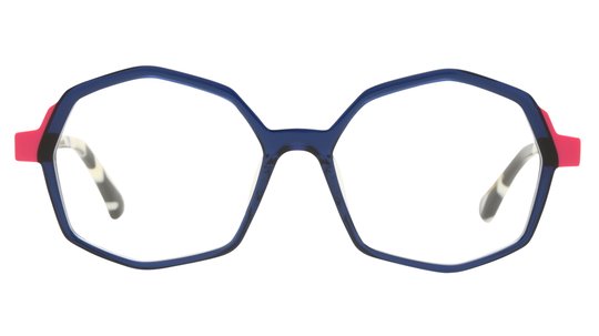 Lunettes de vue Etnia Barcelona Femme Bleu Ovale Parma54O Face