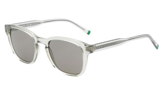 Lunettes de soleil Lacoste Homme Gris Rectangle L6026SN Trois-Quart