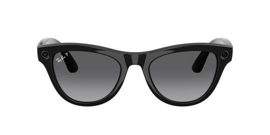 Lunettes de soleil Ray-Ban Meta Mixte Noir Papillon Rw4014 Face