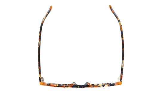 Lunettes de vue Signature Krys Femme Bleu Tonneau Kis2606 Dessus