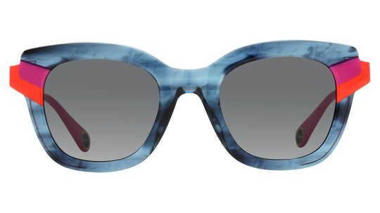 Lunettes de soleil WOOW Femme Bleu Carré Supergold2 Face