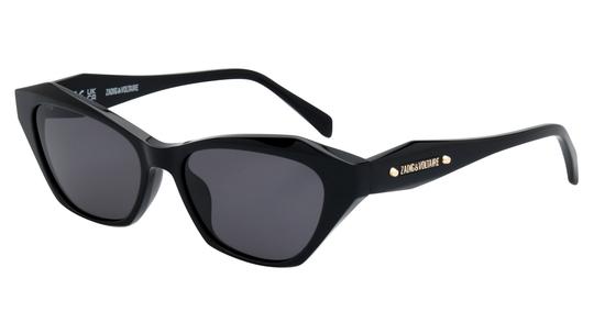 Lunettes de soleil Zadig & Voltaire Femme Noir Papillon SZV469 Trois-Quart