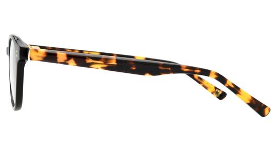 Lunettes de vue L'Atelier du Faubourg Homme Noir Pantos adf2501 Gauche