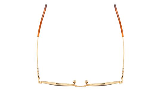 Lunettes de soleil Valentino Femme Or Carré Vg0028S Dessus