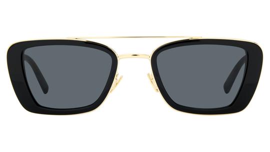 Lunettes de soleil Saint Laurent Mixte Noir Rectangle Sl825 Face