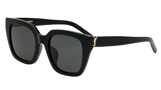 Lunettes de soleil Saint Laurent Mixte Noir Papillon SL Trois-Quart