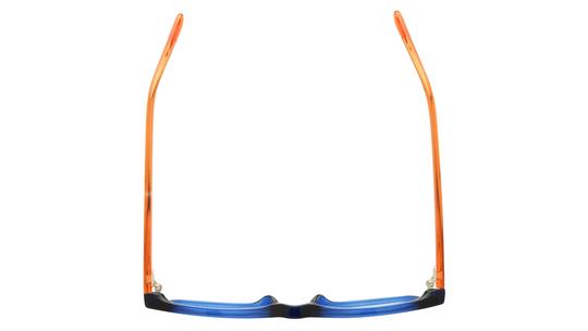 Lunettes de vue Alternance Enfant Bleu Rectangle alt26104 Dessus
