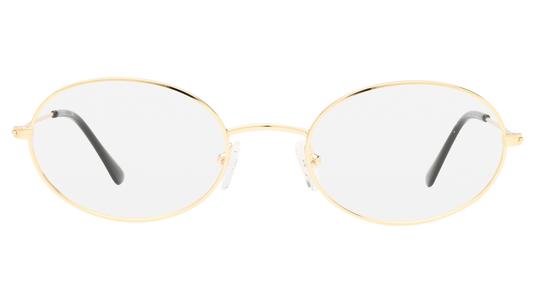 Lunettes de vue Alternance Femme Or Ovale alt25108 Face