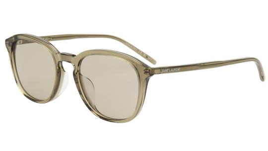 Lunettes de soleil Saint Laurent Mixte Marron Ronde Sl782K Trois-Quart