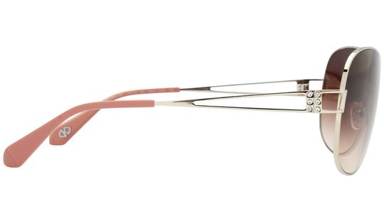 Lunettes de soleil Signature Krys Femme Argent Oversize Anastasia Droite