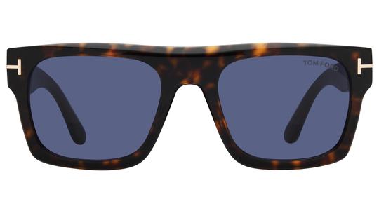 Lunettes de soleil Tom Ford Homme Écaille Carré ft1337 Face